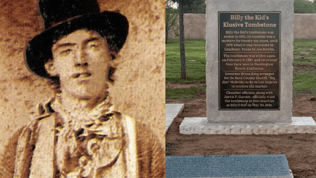 Billy the Kid gravesite gets new permanent stone monument in New Mexico