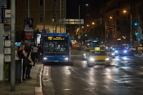 Budapest night-time bus service