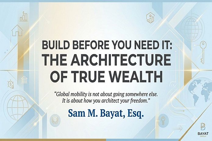 Build before you need it: The architecture of true wealth