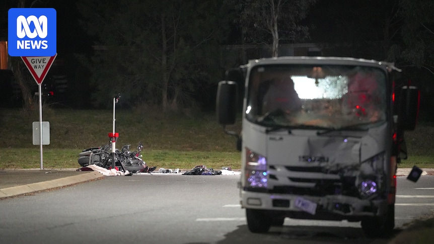 Canberra truck driver spared jail over fatal crash that killed father of four riding motorcycle