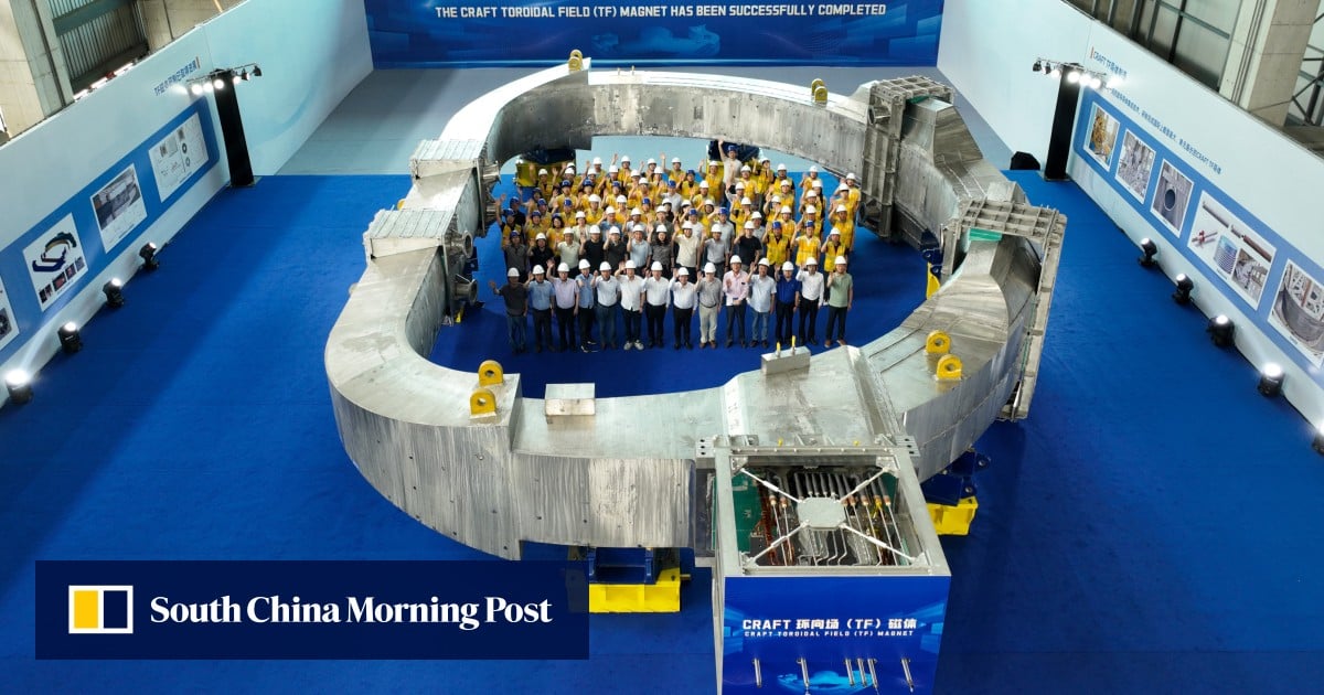 China fires up world’s biggest superconducting magnet for nuclear fusion project
