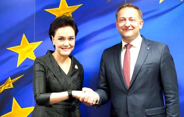 Commerce Minister Suphajee visits Brussels to push a badly needed Thai European Union trade pact