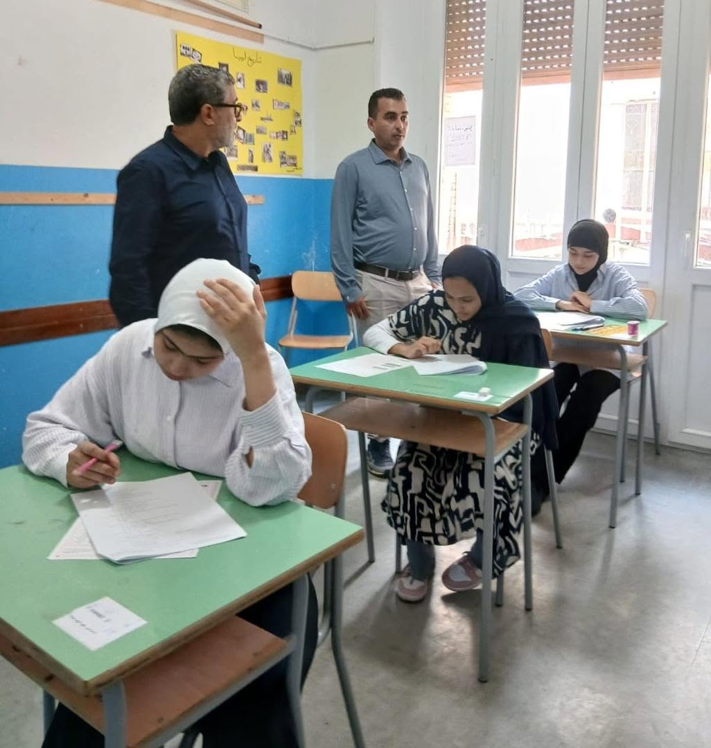 Committee Assigned by Libyan Embassy in Italy Inspects Progress of Preparatory Certificate Exams at Libyan School in Rome