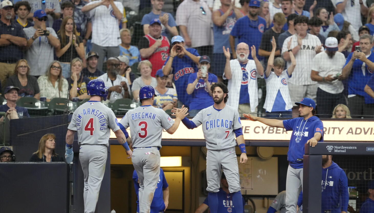 Cubs win series but have bigger fish to fry than Brewers right now, even as ‘the Central runs through them’