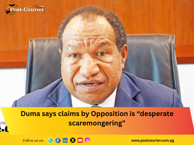 Duma says claims by Opposition is “desperate scaremongering”