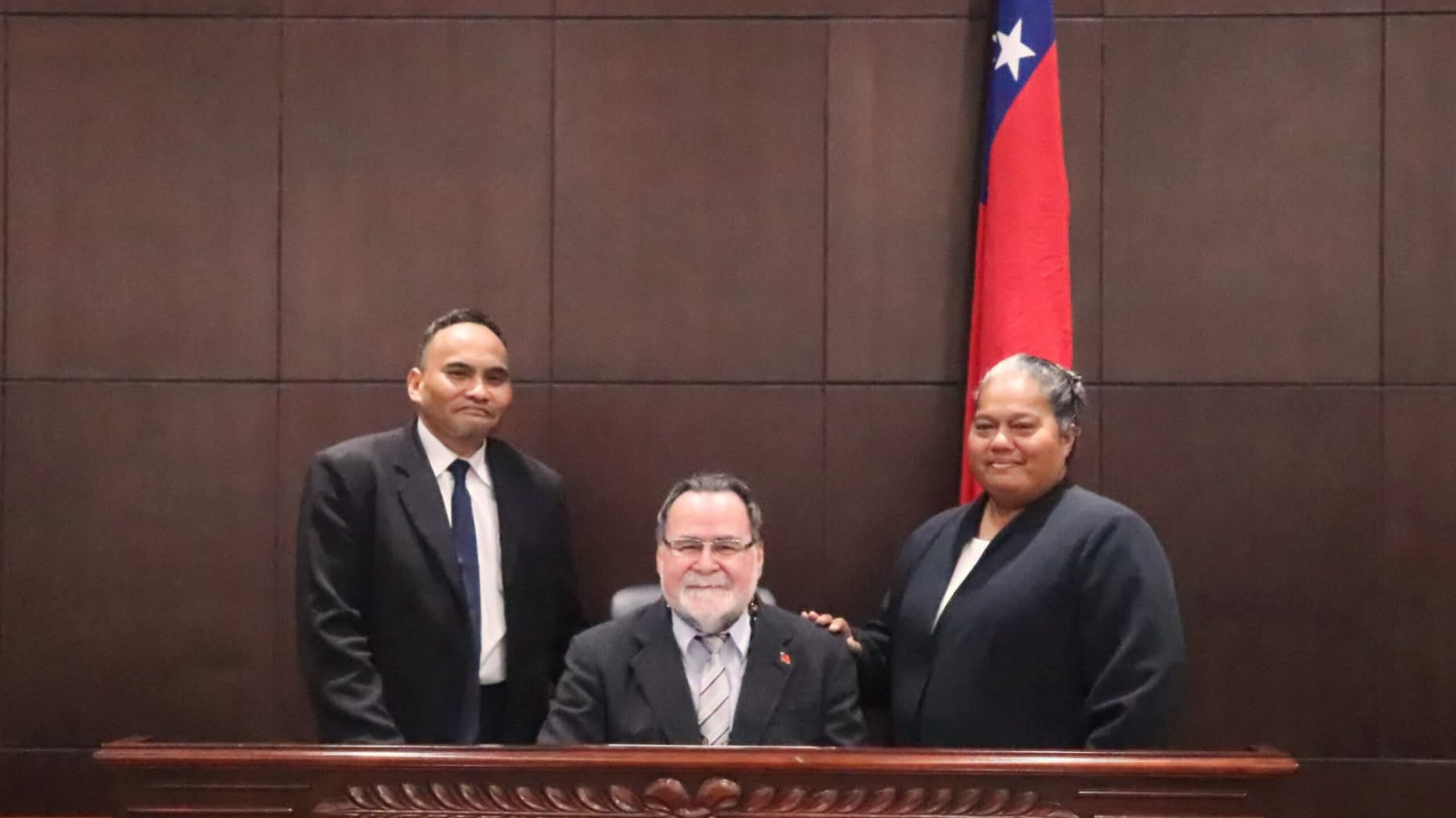 Emotional Farewell, MJCA Saddened to see Justice Vui Leave the Bench and Judiciary of Samoa