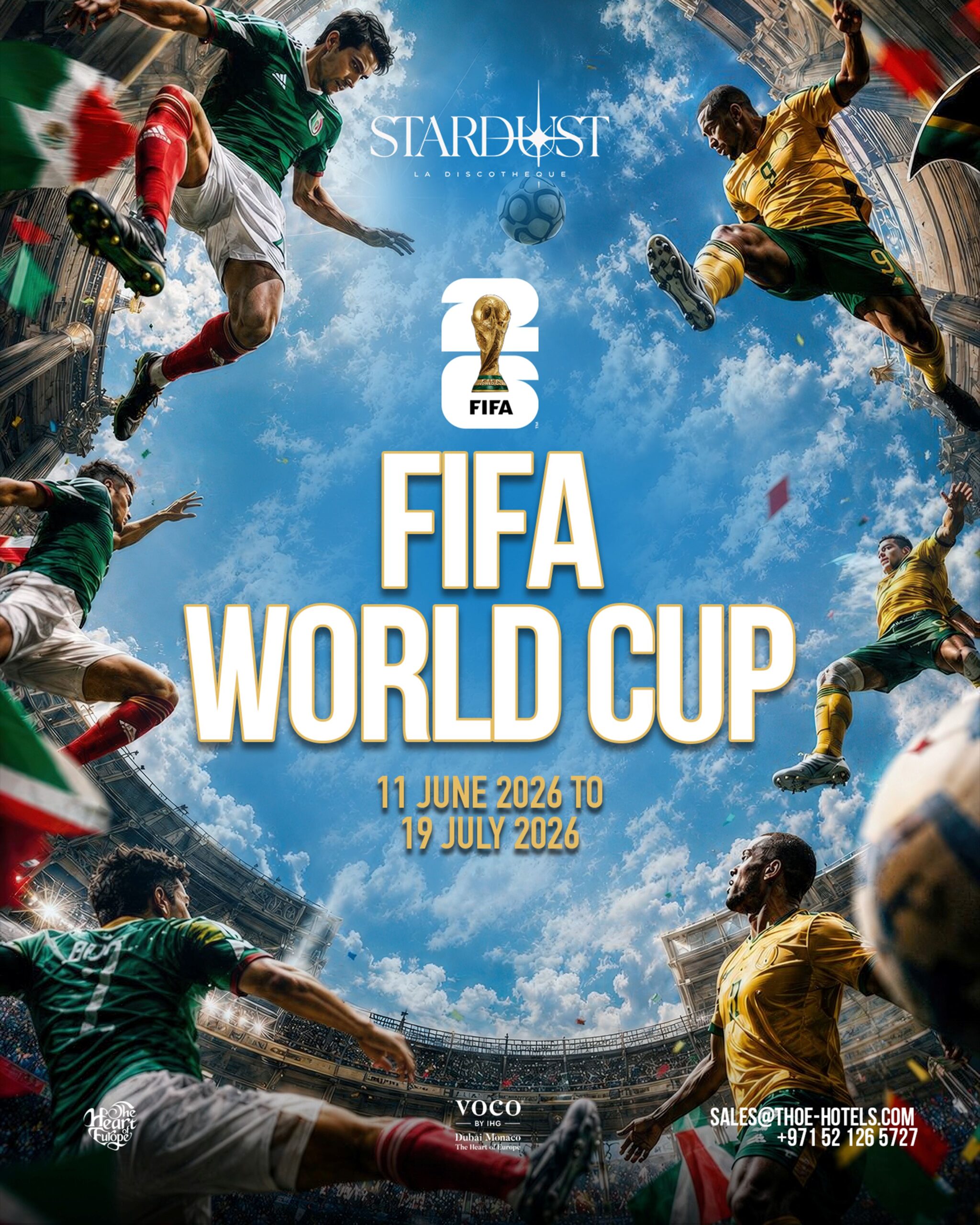 Experience FIFA World Cup 2026 at Heart of Europe