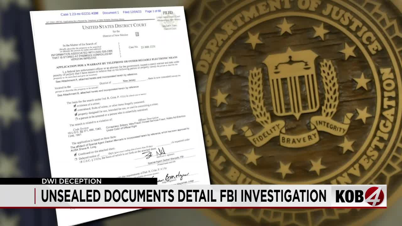 FBI documents reveal New Mexico DWI bribery scheme involving APD officers
