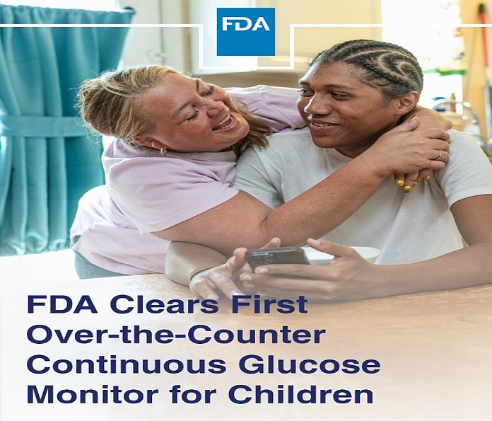 FDA clears first over-the-counter continuous Glucose Monitor for Children