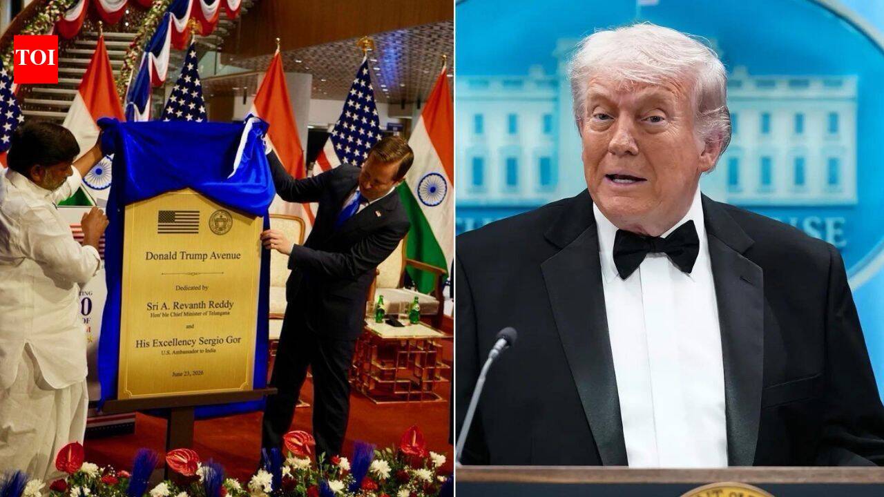 'First US President to be honoured this way': Donald Trump thanks India after Hyderabad renames road after him | India News