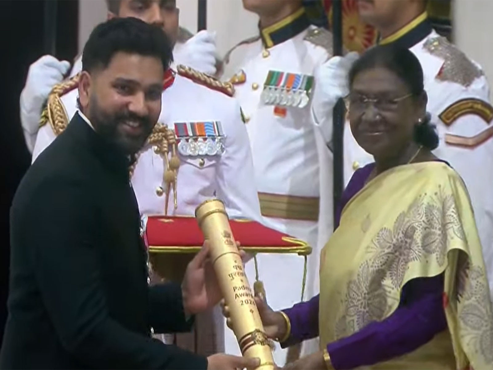 Former Indian skipper Rohit Sharma conferred Padma Shri