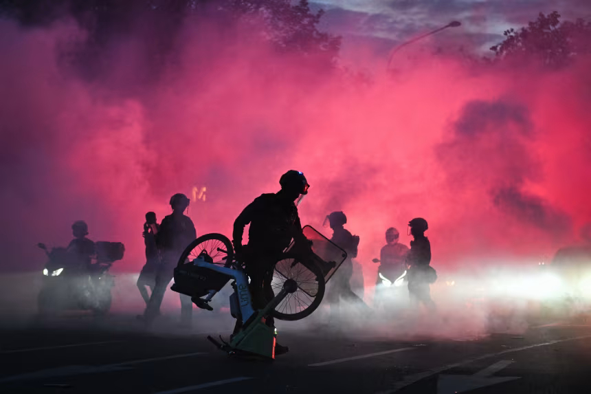 France detains hundreds of rioters after Paris Saint-Germain wins Champions League