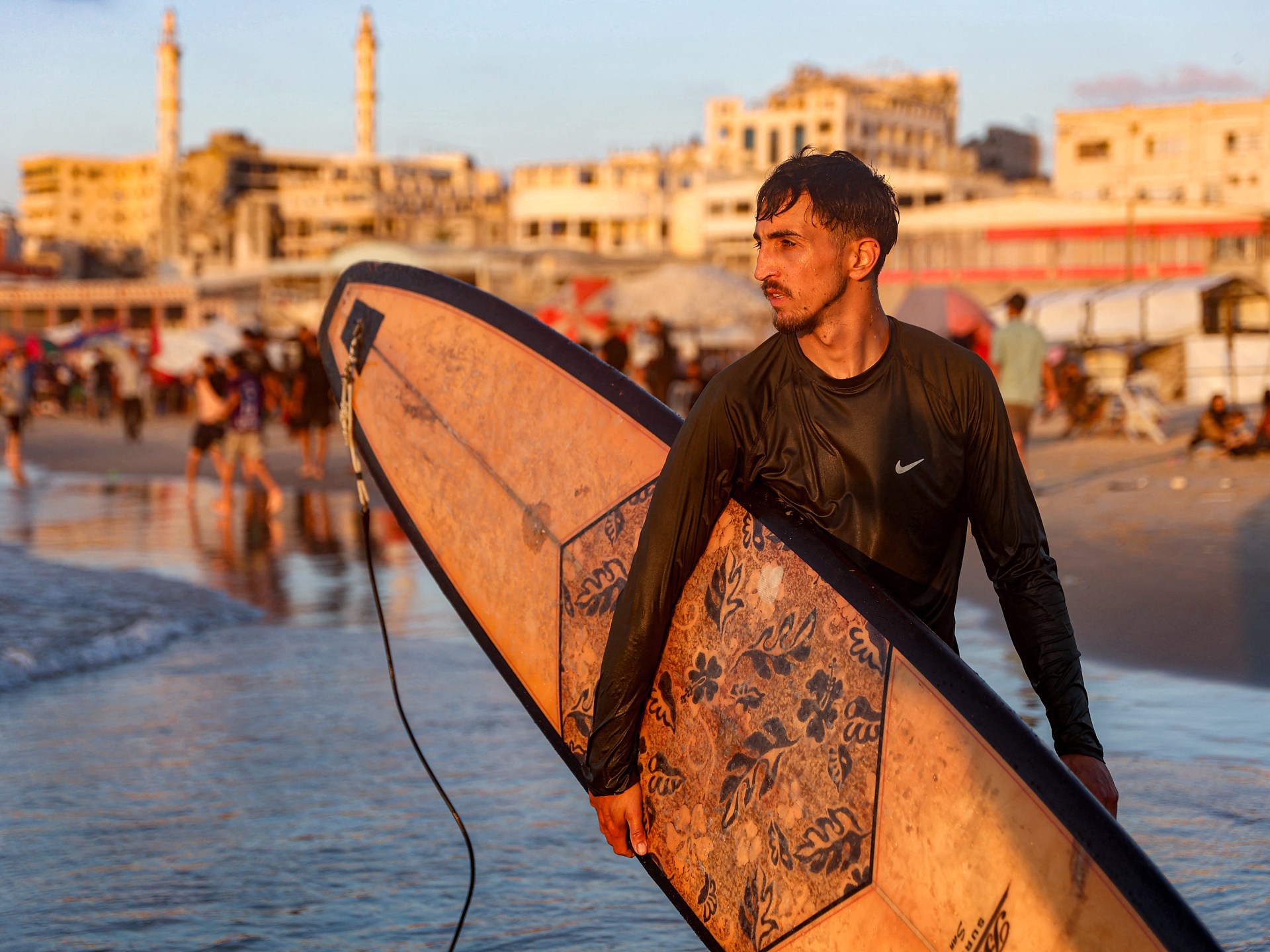 Gaza’s surfers seek solace from war in the Mediterranean Sea | Sport News