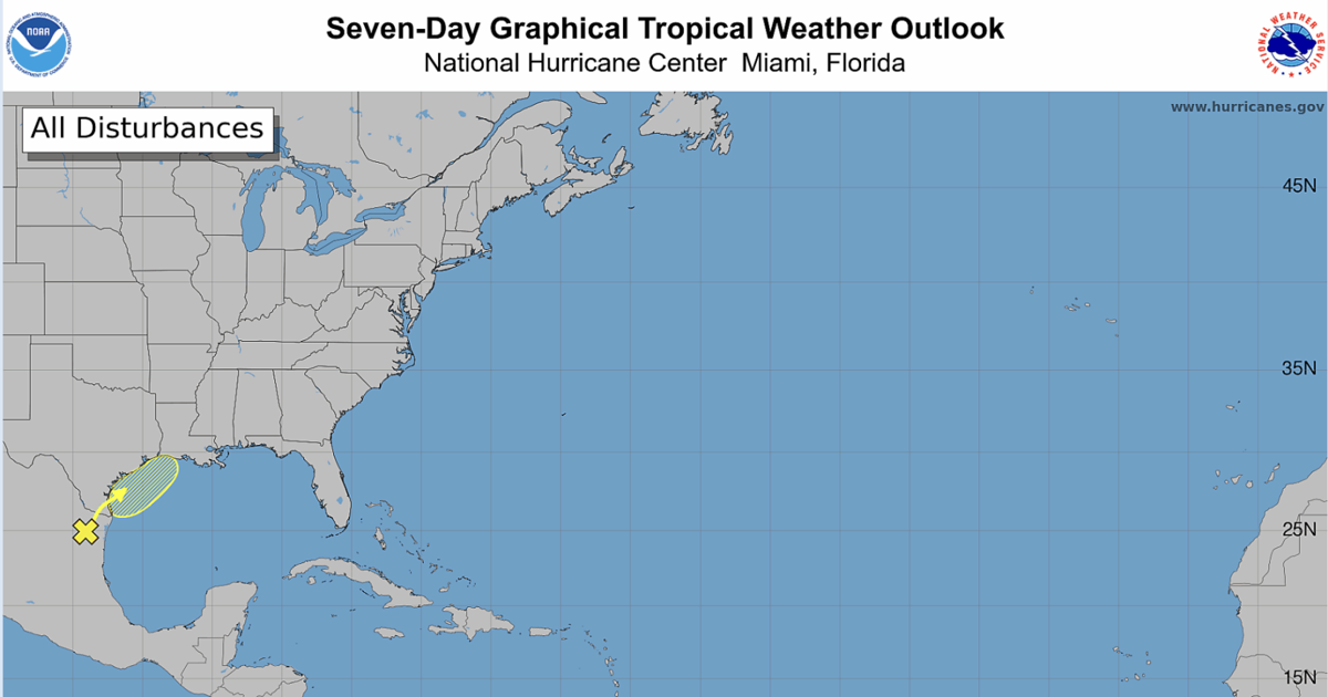 Gulf disturbance expected to bring heavy rain to Louisiana | Hurricane Center