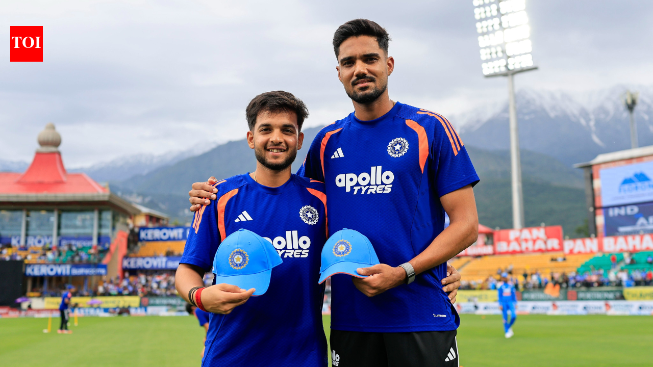 Harsh Dubey, Gurnoor Brar handed maiden ODI caps as India opt to field in 25-over contest | Cricket News