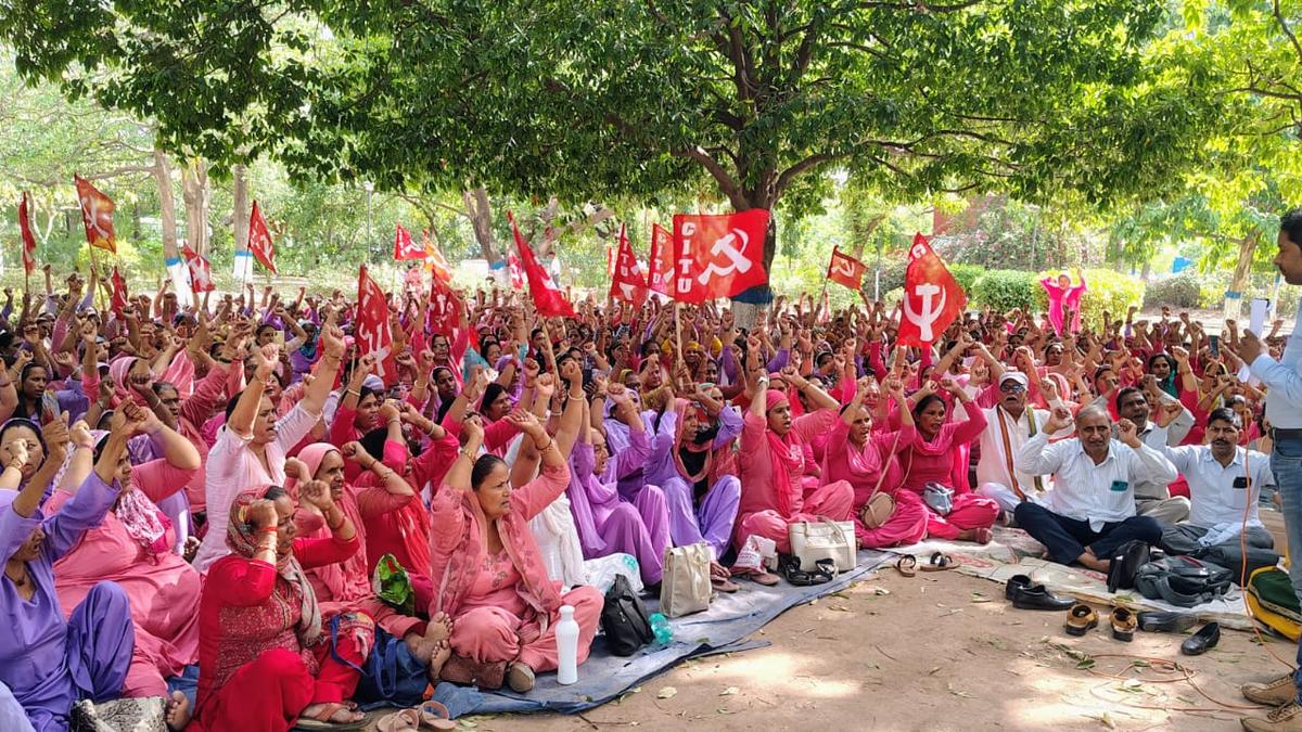 Haryana accepts key Anganwadi workers’ demands after protests: CITU