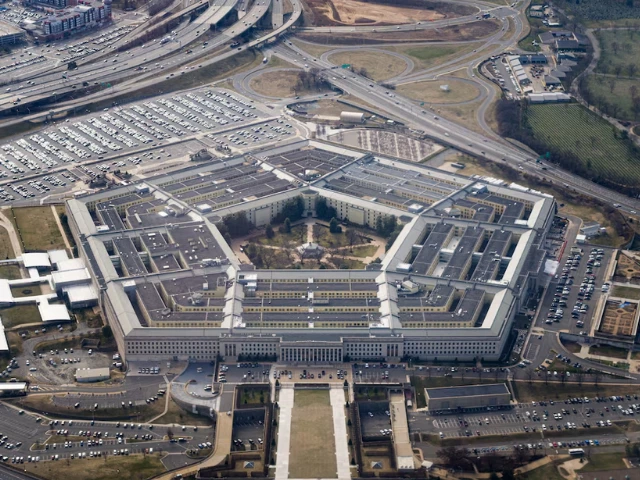 the pentagon is seen from the air in washington dc us march 3 2022 photo reuters