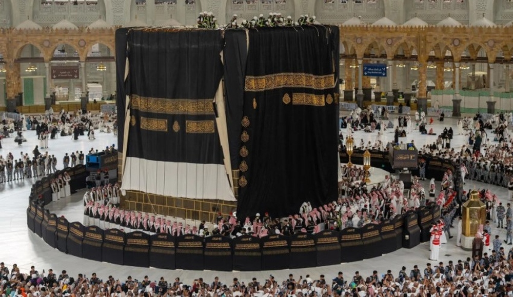 Holy Kaaba cloaked in New Kiswah for Islamic Year 1448 AH