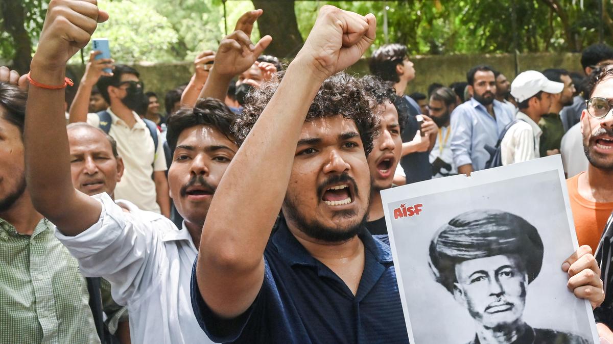 Hopes and fears compete as Delhi students join CJP protest for education reforms
