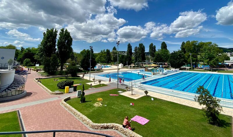 Palatinus strand beach pool spa