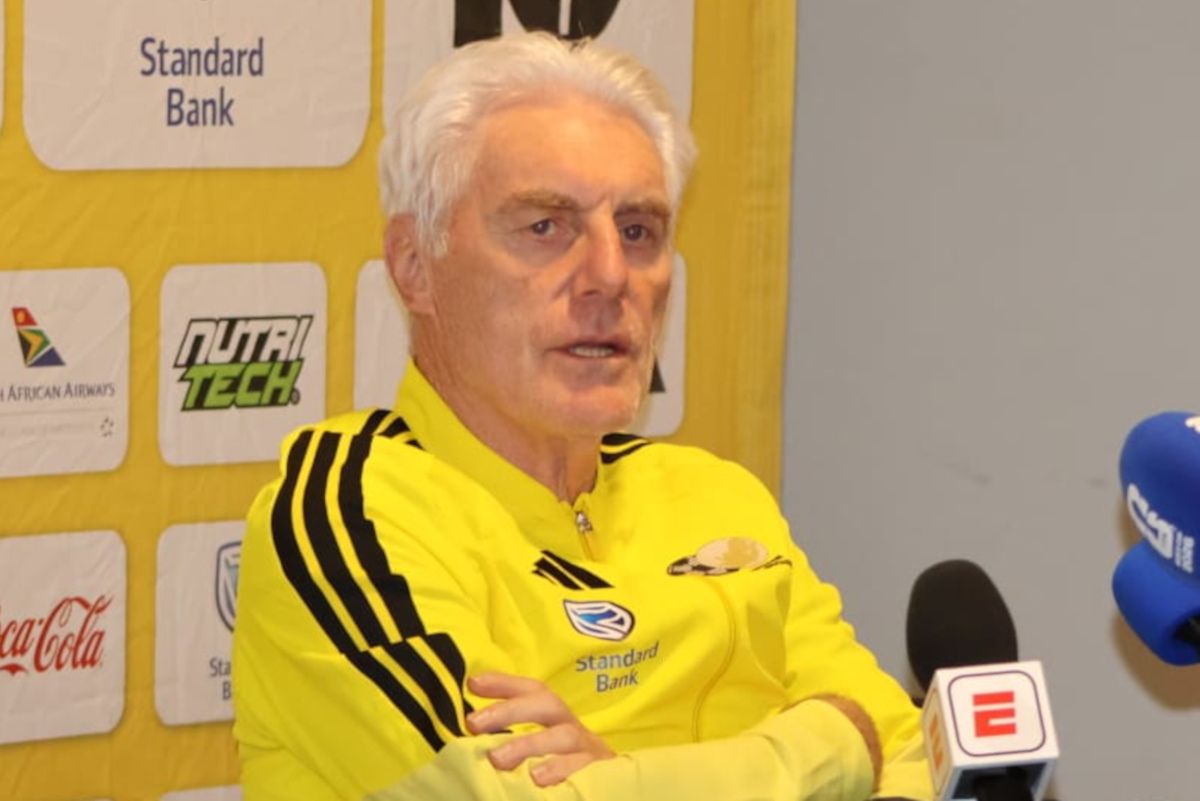 Hugo Broos ties Shakes Mashaba as 'most-capped' Bafana Bafana coach