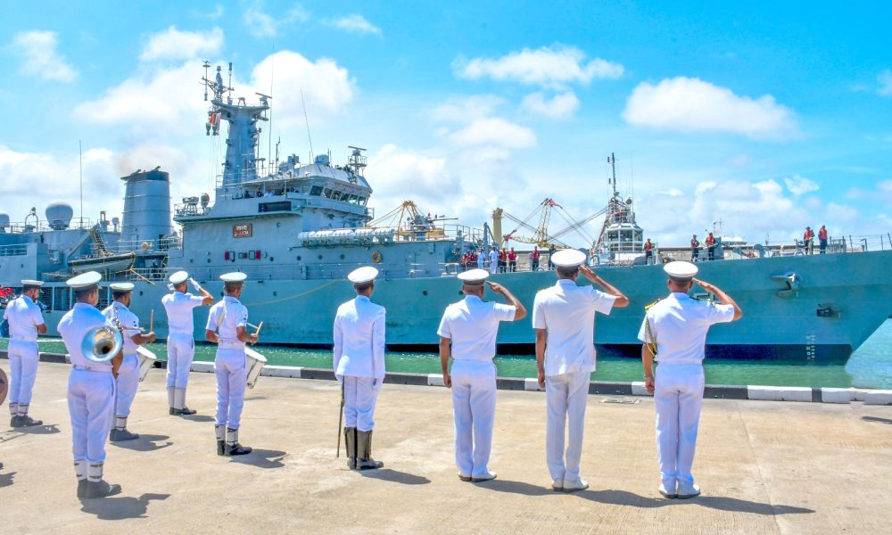 INS Sharda arrives in Colombo