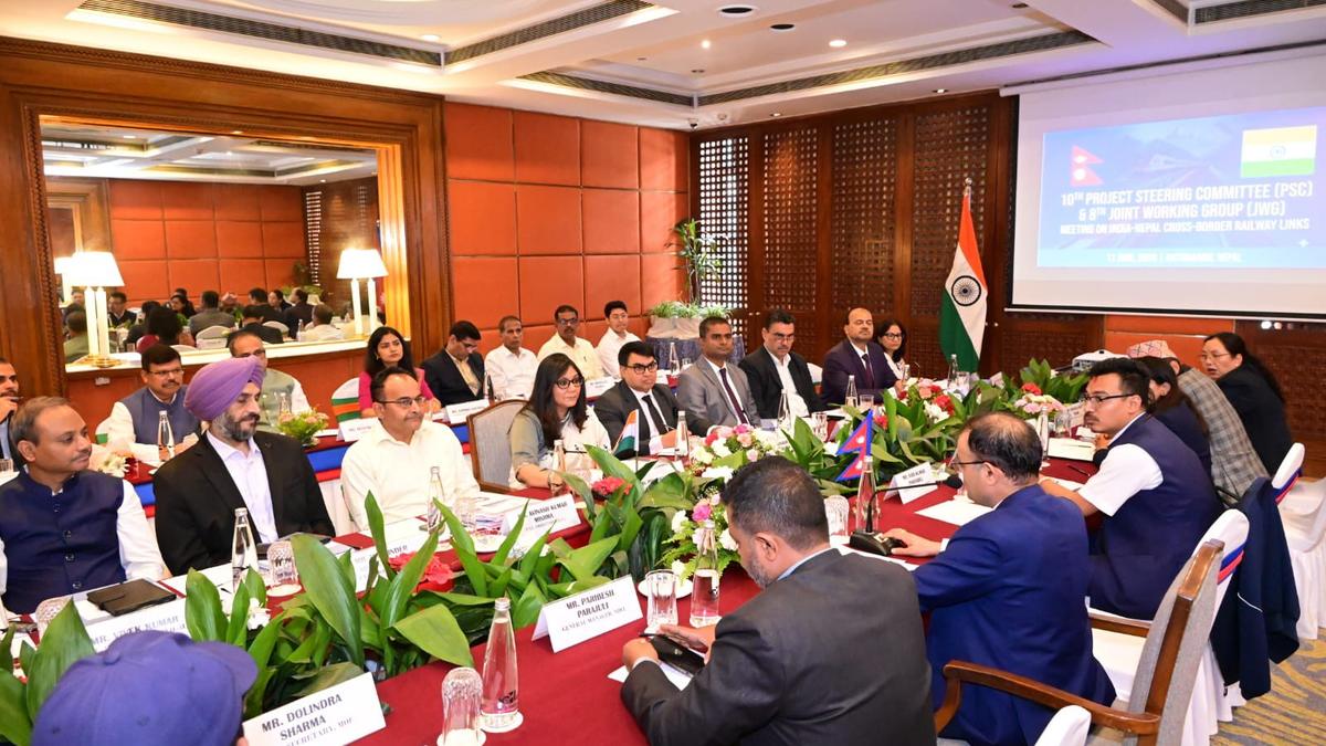 India, Nepal discuss cross-border rail connectivity