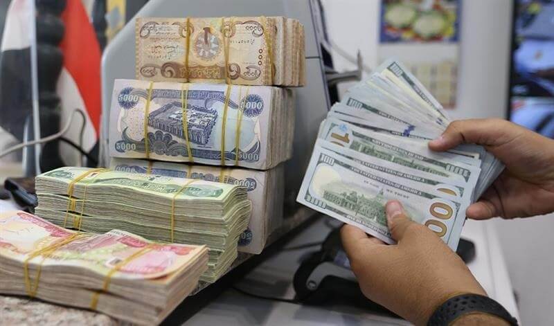 Iraq dollar exchange rates spike to 156,000 IQD at evening close