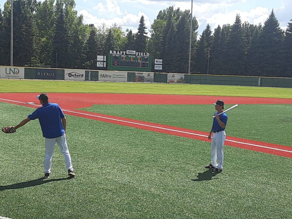 Jamestown Outlasts Grand Forks In Extra Innings For Split