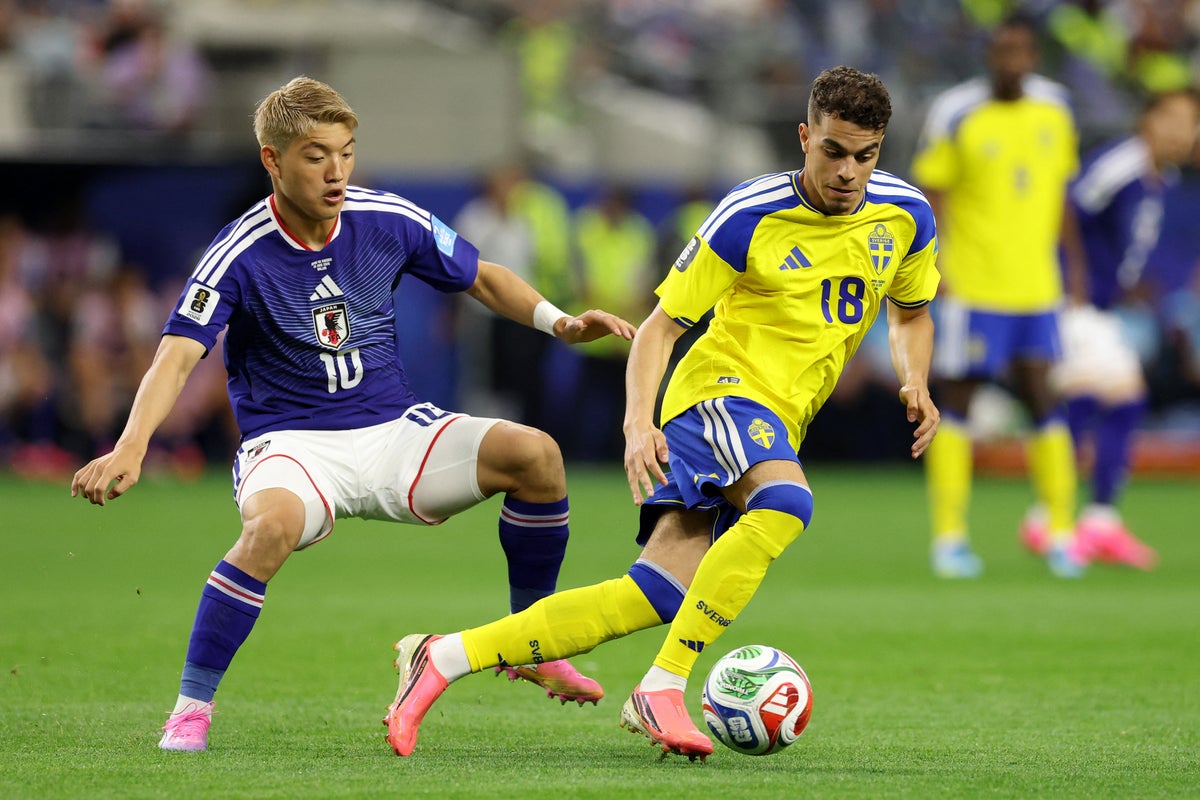 Japan v Sweden LIVE: World Cup kick-off time, team news, line-ups and latest updates from key Group F clash