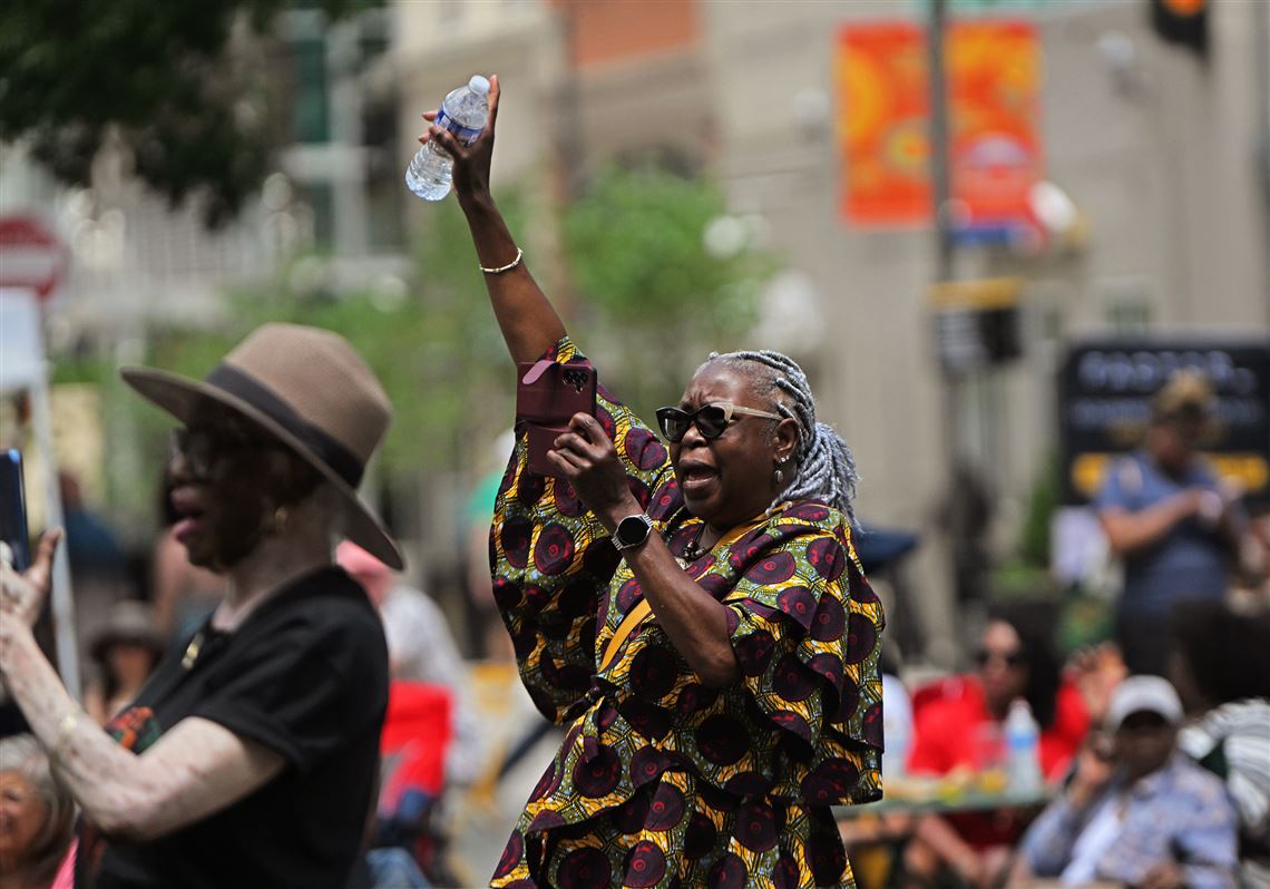 Juneteenth celebrations kicked off in Downtown Pittsburgh with packed block party and concerts