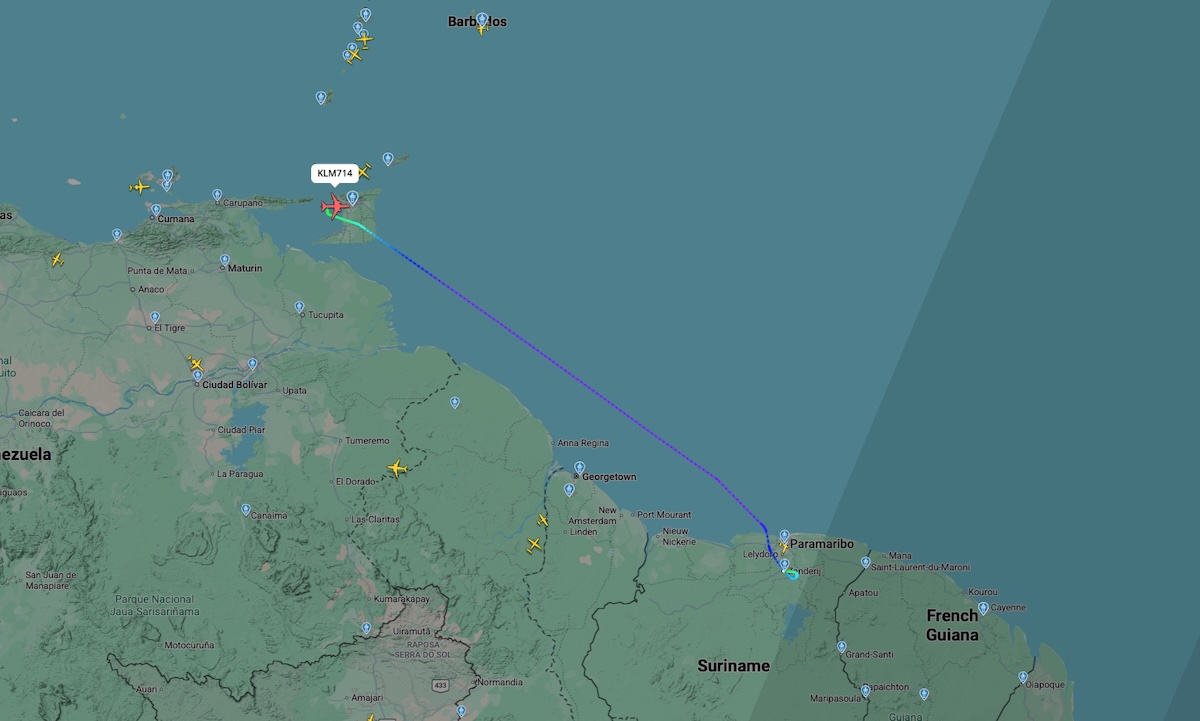 KLM wijkt weer uit; dit keer naar Port of Spain
