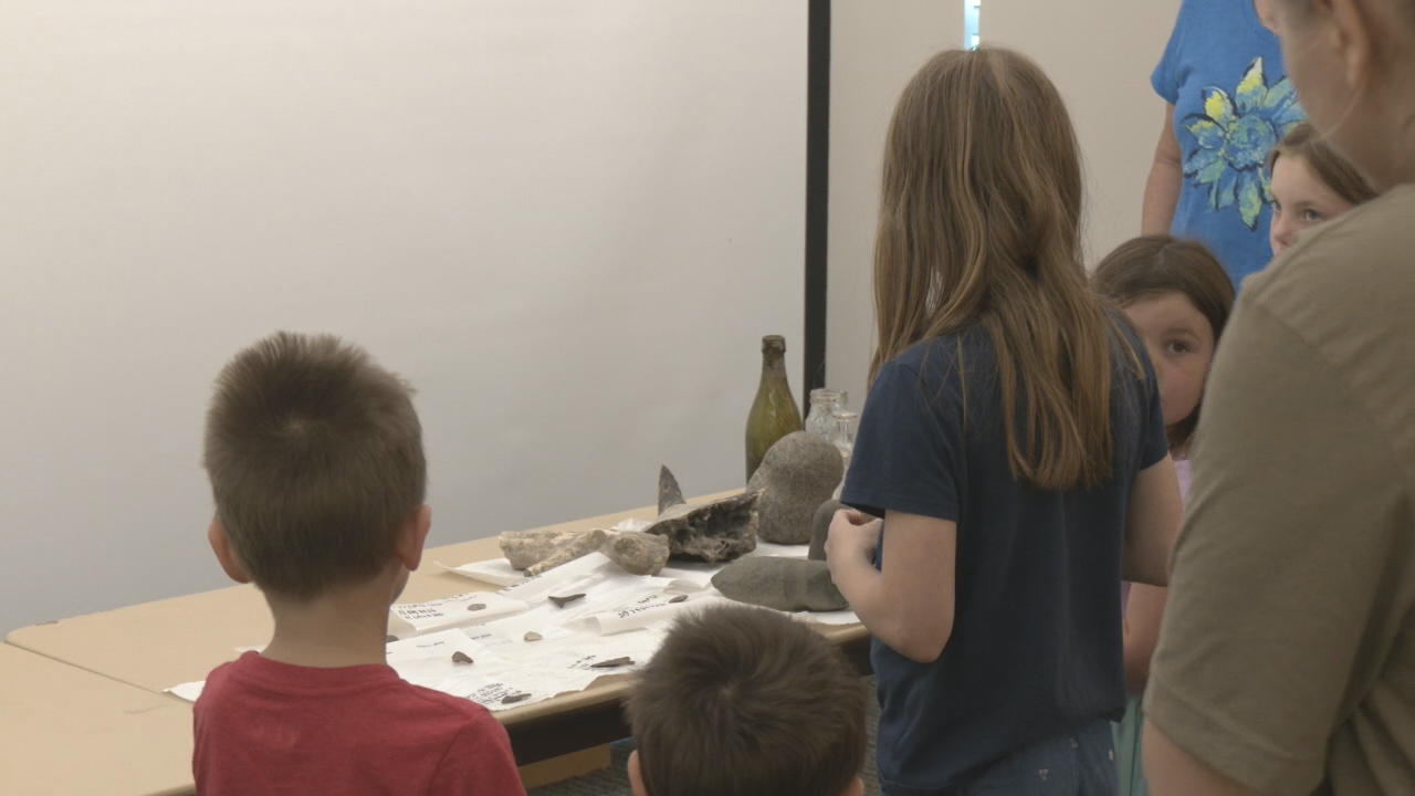 Kids get chance to touch the past at Fargo Public Library