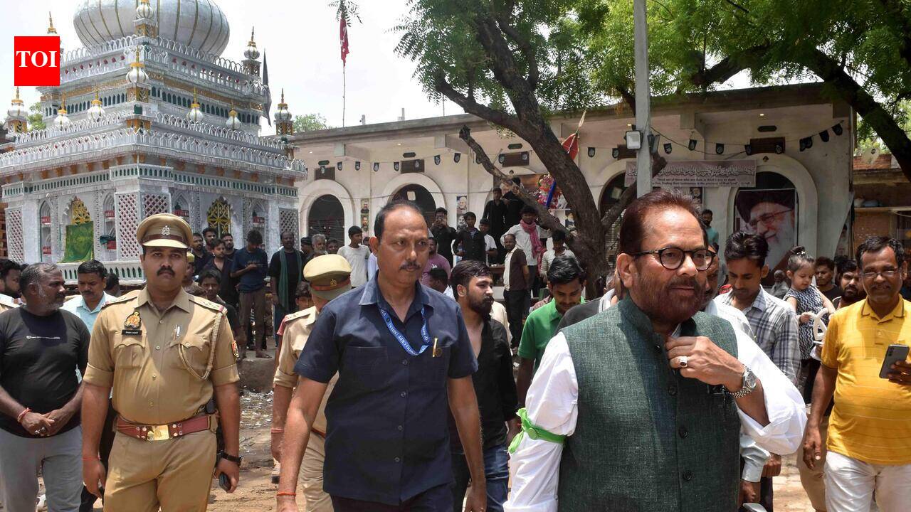 Law will take course; BJP won’t shield culprits: Naqvi on temple fund row | Prayagraj News