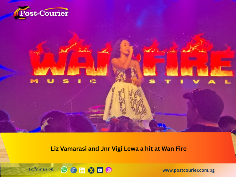 Liz Vamarasi and Jnr Vigi Lewa a hit at Wan Fire