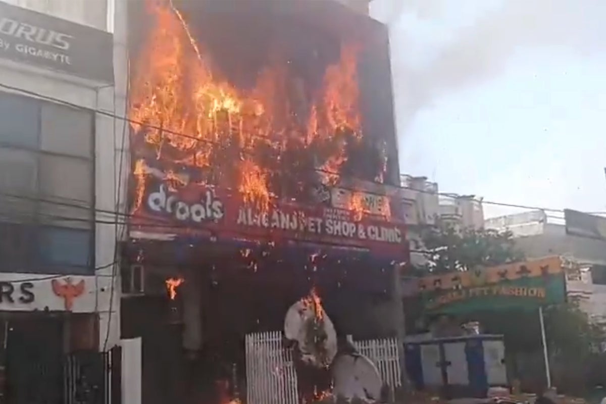 Lucknow coaching centre fire: Major fire in coaching centre of India’s Lucknow kills at least eight as students jump to escape building