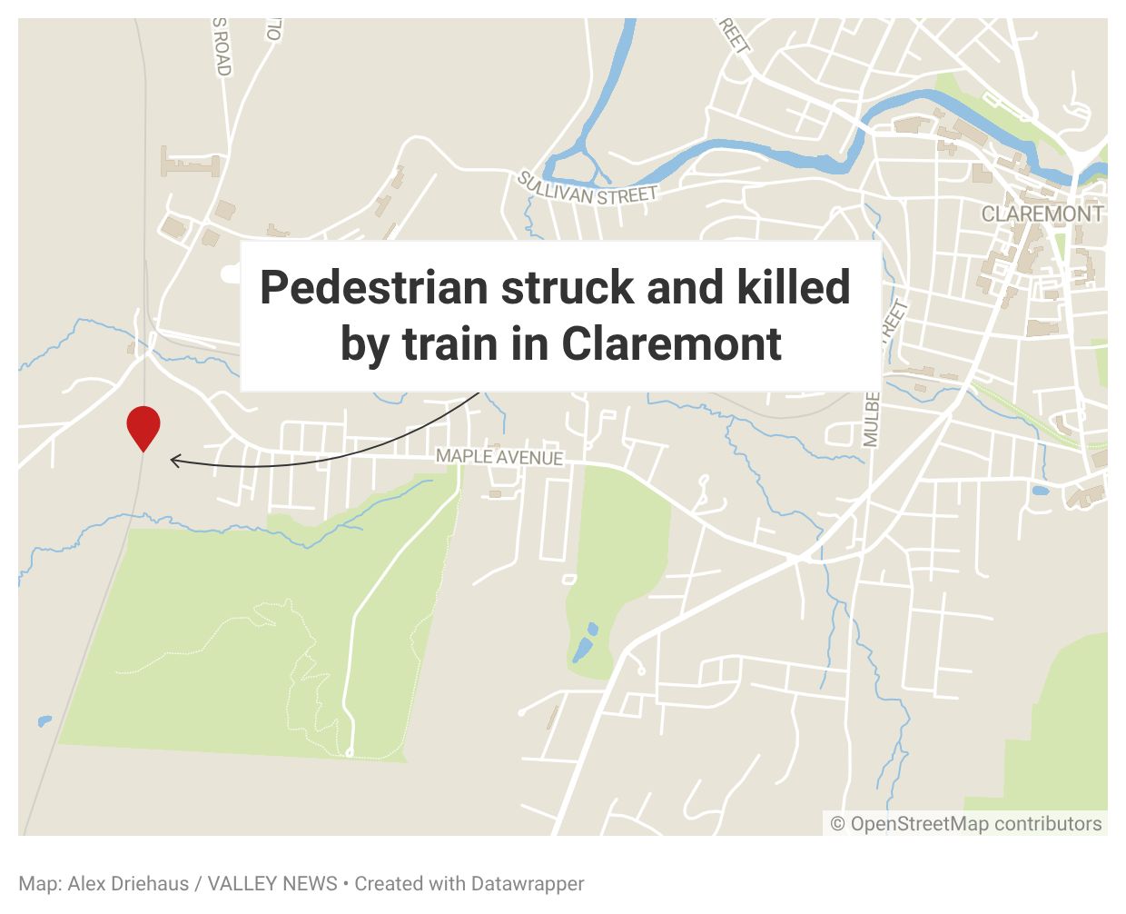 Man struck and killed by Amtrak train in Claremont