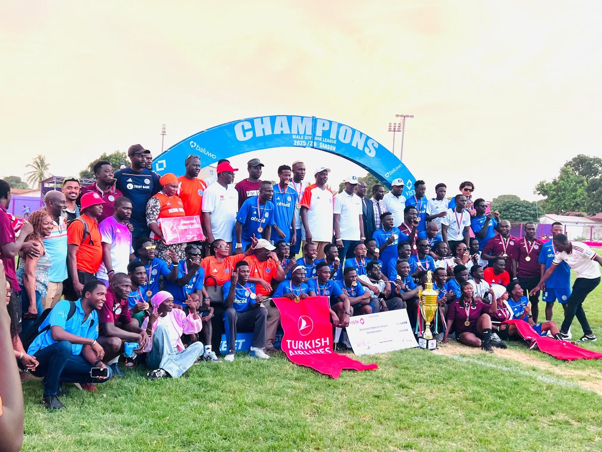 Medina United Clinch Historic First League Title as Alieu Jagne Reacts