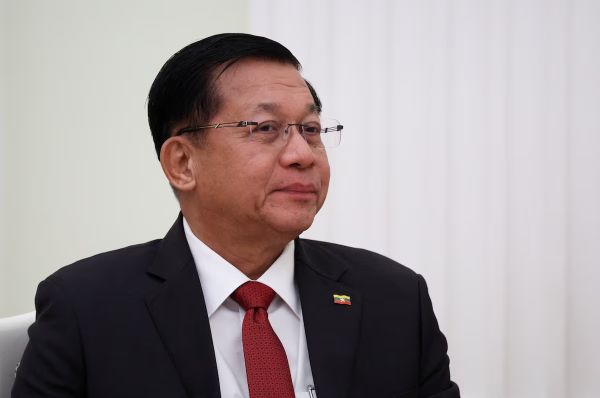 Min Aung Hlaing's first visit to China since tightening grip on power in Myanmar