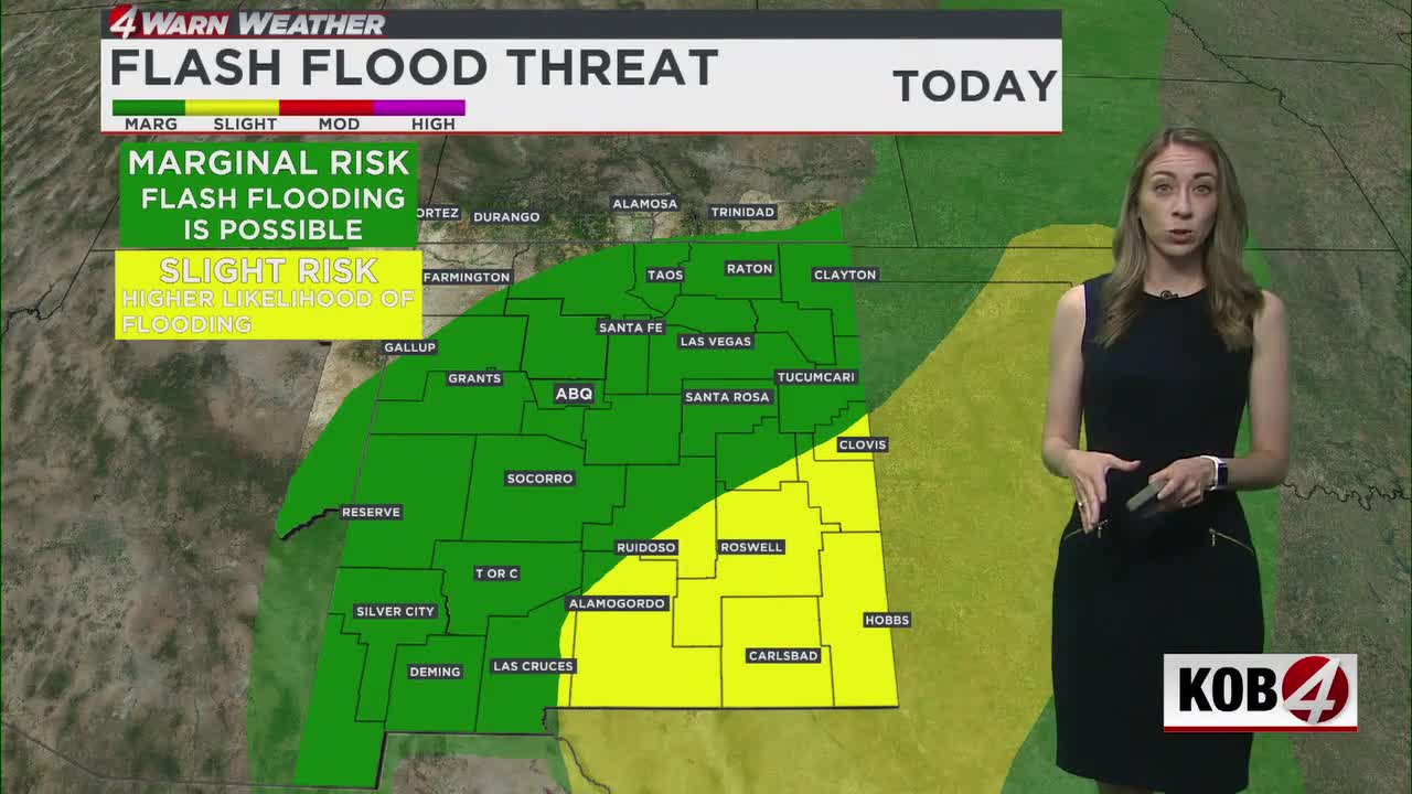 More rainfall possible Wednesday in New Mexico