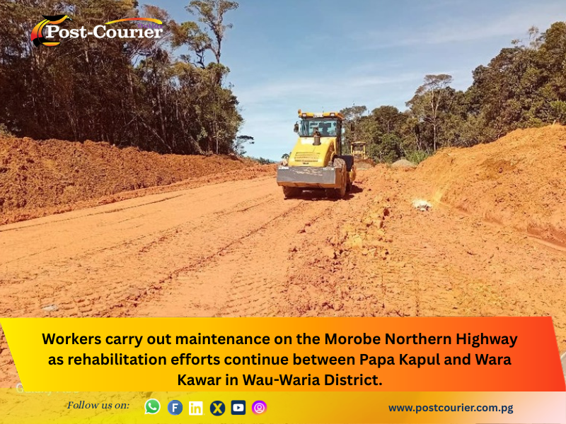 Morobe Northern Highway repairs push ahead as road users face temporary closures