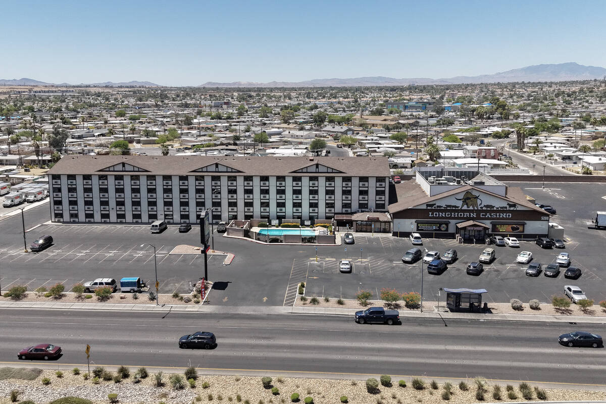 The Longhorn Casino and hotel is seen on Boulder Highway June 10, 2026, in Las Vegas. (Sam Morr ...