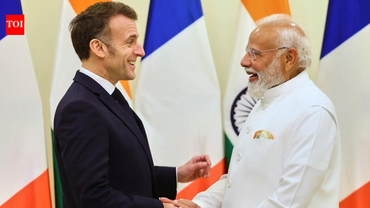 PM Modi lands in France, to hold bilateral talks with Macron