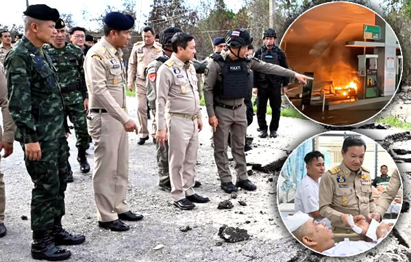 PM orders top aides south from Paris as coordinated attacks torch a petrol station and injure tourists