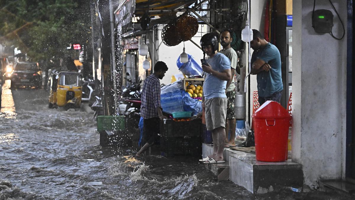 Photos of Hyderabad roads and damage after rain on June 9