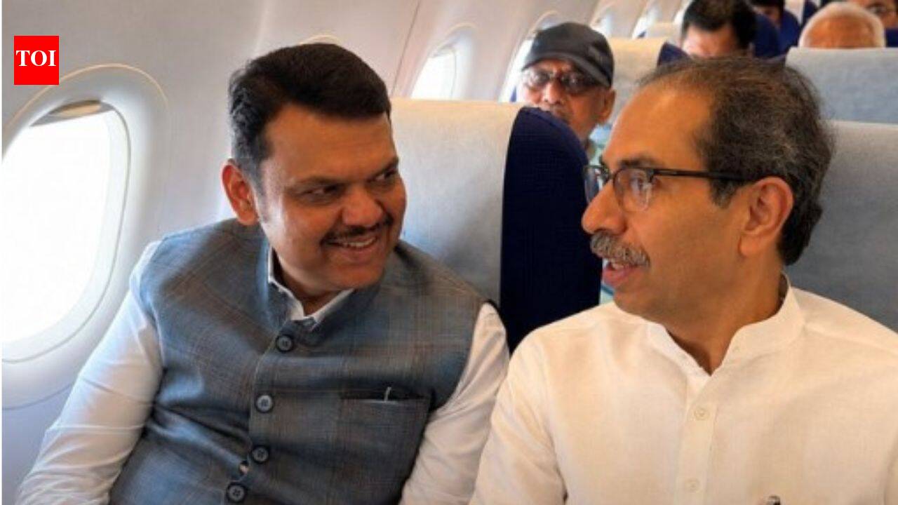 'Political rivals, not enemies': BJP downplays Fadnavis, Uddhav travelling on same flight | India News