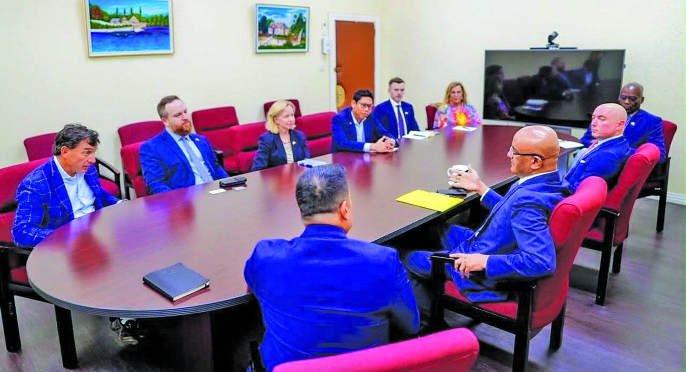 President Ali, VP Jagdeo hold talks with US, Indian delegations to deepen strategic partnerships