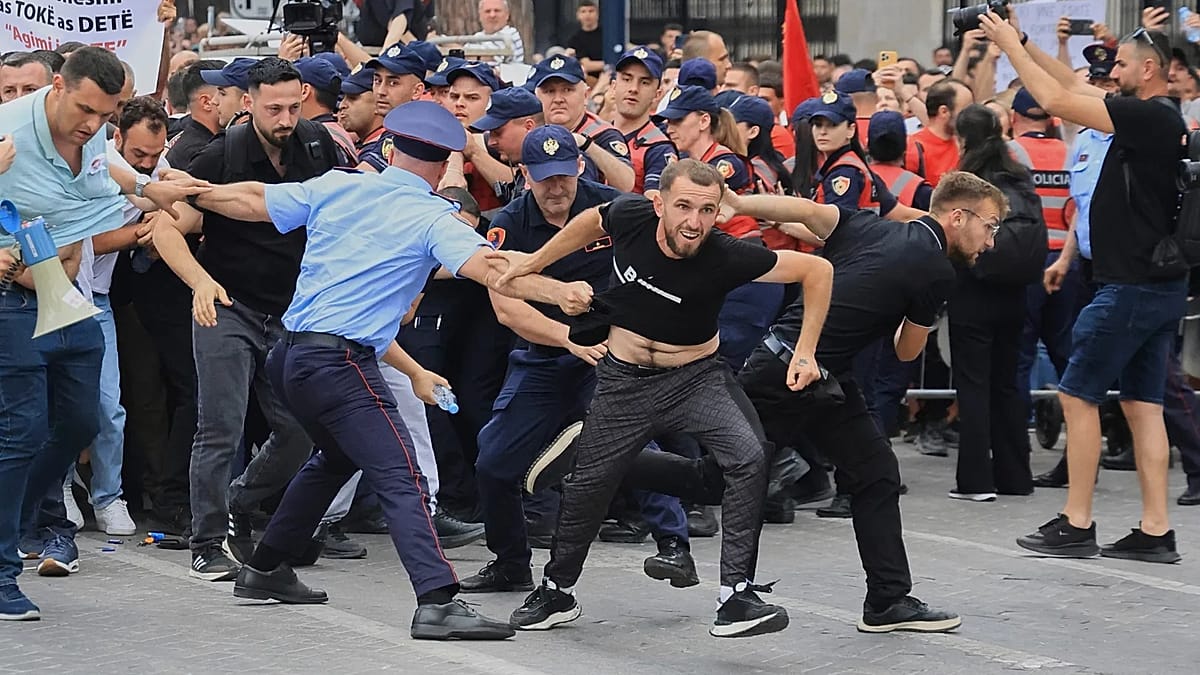 Protests continue for third day over controversial Trump family-linked resort in Albania