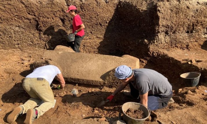 Rare intact 1,500-year-old sarcophagus dug up in Croatian coastal town of Cavtat