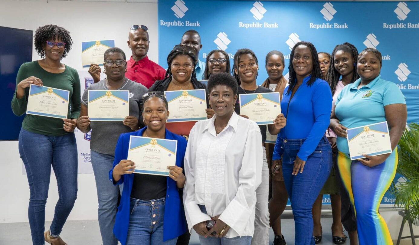 Republic Bank commends MWAG on successful media development programme